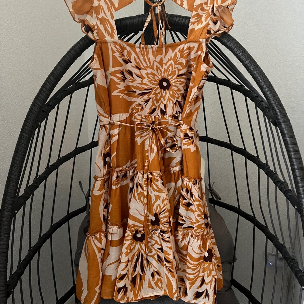 BAND OF THE FREE Floral Print Tiered Mini Dress - Picture 2 of 11